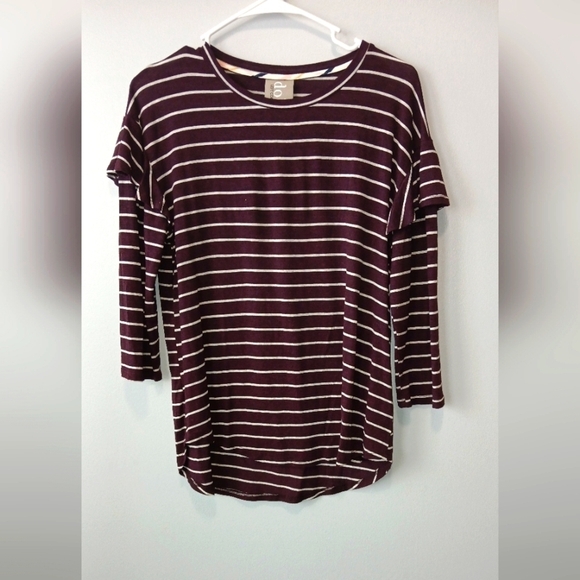 dolan Tops - Dolan Classic Stripe Top Womens Large Preppy Casual